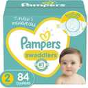 Pampers Swaddlers Diapers, Size 2, 84 Count