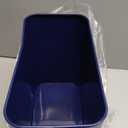 mDesign Small Metal 2.4 Gallon/9 Liter Can Wastebasket Garbage Bin for Bathroom, Slim Rubbish Waste Bin Trashcans - Mirri Collection - Black (Pack of 1)