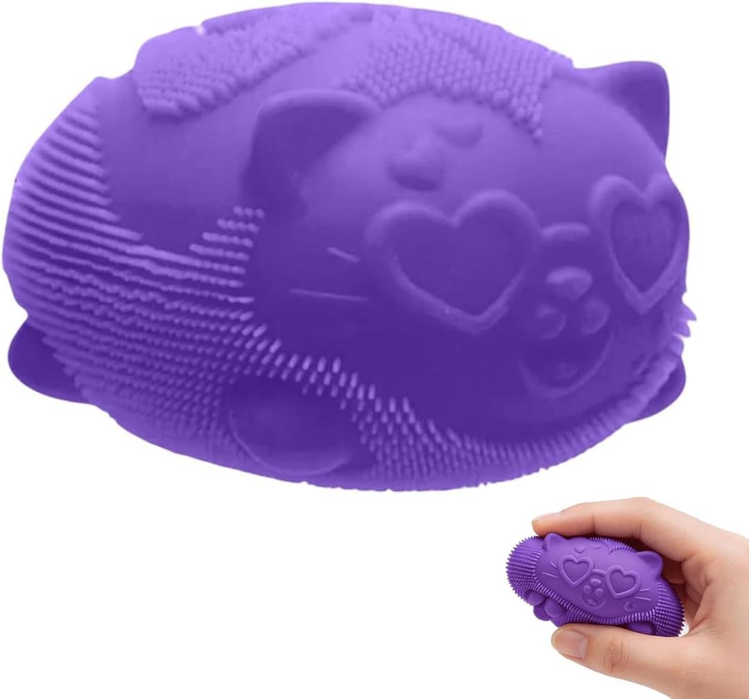 Schylling NeeDoh Cool Cats Sensory Squeeze Toy Color Ages 3 to Adult (Pack of 1)