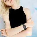 Miimall Compatible for Google Pixel Watch 4(2025) 3 2 1 41mm Bands, Soft Silicone Waterproof Sport Wristband Strap Band for Google Pixel Watch 4/3/2/1 for Women Men (Large, Black-Green)