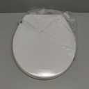 BEMIS 500EC 390 Toilet Seat with Easy Clean & Change Hinges, 1 Pack Round, Cotton White