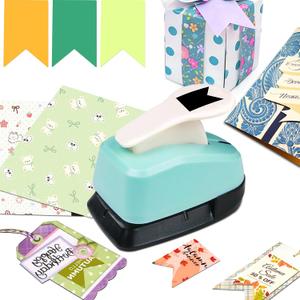 New - Banner Punches for Paper Crafts, 1 Inches Banner Shape Punch for Scrapbooking, Party Decor, Card Making, Festive Shapes for DIY Decor, Banners Shape Gift Tag Paper Puncher