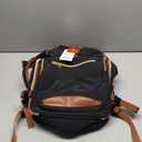 LOVEVOOK 40L Travel Backpack for Women & Men, Airline Approved Carry On Luggage with 3 Packing Cubes, TSA Overnight Bags, Waterproof Personal Item Bag, Weekender Essentials Backpacks fits 17" Laptop (Black-brown)