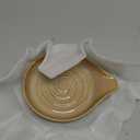 Cormomu Spoon Holder, Porcelain Cooking Spoon Rest for Stove Top, Large Utensil Rest for Spoons, Ladles, Tongs, Spatula or Kitchen Counter Farmhouse Cooking, Coffee Bar Accessories, 5 Inches (Brown)