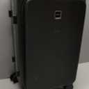 Hanke 20 Inch Carry On Luggage with Cup Holder and Charge, Top Opening Hard Shell Suitcases with Wheels and Dividers, Aluminum Frame Trunk Luggage Small Suitcase with Lock for Travel, Jet Black