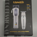 COMZIO Professional Hair Clippers for Men, Professional Barber Clippers and Trimmers Set, Mens Cordless Hair Clippers for Barbers Haircut, Mens Grooming Kit Fade with LED Display 9 Guide Combs