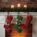 2 x 24Pcs Velvet Bows for Christmas Tree - 5  7 Inch Velvet Christmas Tree Bow - Khaki Bows for Gifts Wrapping - Home Decor - Wedding - Vintage Garland - Holiday Decorations