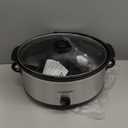 Crock-Pot 7 Quart Oval Manual Slow Cooker, Stainless Steel (SCV700-S-BR), Versatile Cookware for Large Families or Entertaining