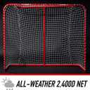 Franklin Sports Youth Street Hockey Net - Indoor Outdoor Steel Hockey Goal for Kids Roller Street - 54" Inches