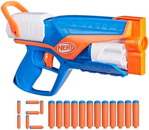 Nerf N Series Agility Blaster, 12 N1 Darts Compatible Only N Series Blasters, 6 Dart Drum, Kids Outdoor Games Nerf N Series Agility Blaster, 12 N1 Darts Compatible Only N Series Blasters, 6 Dart Drum, Kids Outdoor Games