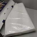 Natural Thai Latex Pillow with Removable Cotton Pillowcase for Sleeping, Square