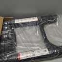 BOCOM 14.5 FT Aluminum Telescoping Ladder, Lightweight Multi-Purpose Collapsible Extension with 2 Triangle Stabilizers, Heavy Duty 330 lbs Max Capacity, Ideal for Home, RV, and Outdoor Work Black