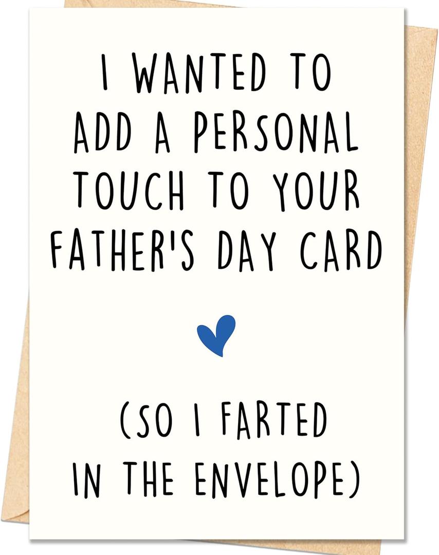 3 x Fathers Day Card, Funny Fathers Day Card Gifts from Daughter Son