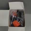 16 Pieces Garden Hose Quick Connector 3/4 Inch Plastic Water Hose Fittings Male and Female Connectors End Adapters with 10 Pieces Rubber Gaskets(Red, Black)