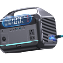 Portable Power Station 300W, 299 Wh (93600mAh) LFP Battery Solar Generator, 2hrs Fast Charging, 8.7LB Power Bank with AC Outlets for Outdoor Camping, RV & Home Emergency (Solar Optional)