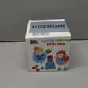 iPlay, iLearn Baby Stacking Toys, Toddler Nesting Stack Cups, Infant Stackable Block, Kids Sorting Game W/Shape Sorter for Sand Bath, Birthday Gift for Boys, Girls