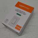 Amazon Basics Smart Switch, Single Pole, Works with Alexa Only, 2.4 GHz Wi-Fi, No Hub Required, White