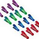 Seal N Snack Magnetic Chip Clips, Multi-Purpose Bag Grips for Kitchen Storage, Keep Pantry Foods Fresh, 16 Count