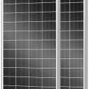 Renogy 2 Pack 200 Watt Solar Panels N-Type 24 Volt, 400W Solar Panel 16BB 25% High-Efficiency, PV Module Power Charger for RV Marine Cabin Roof Home Farm Battery