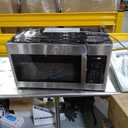 GE 30" Over-the-Range Microwave, 1.6 Cu. Ft., 1000 Watts, 300 CFM Hood Vent, LED Lighting, Auto Defrost, Easy Mount Install, Stainless Steel, JVM3160RFSS