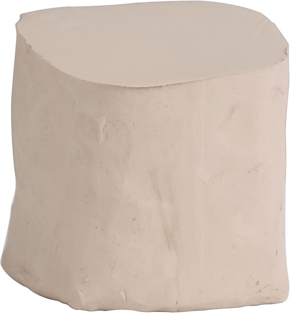 Deouss Mid High Fire White Stoneware Clay for Pottery; Mid Fire Cone 5-7; Ideal for Wheel Throwing, Hand Building, Sculpting; Great for All Skill Levels; Whiteware Clay- Pottery Clay Fires White; 20 lbs