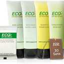 ECO amenities Travel Essentials Toiletry Kit - 150-Piece, 30 x 30ml Shampoo & Conditioner - 30 x 30ml Body Wash & Lotion - 30 x 28g Soap