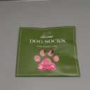 EXPAWLORER 6Pcs Anti Slip Dog Socks to Prevent Licking Paws, Dog Shoes for Hot Pavement, Double Sides Dog Boots & Paw Protectors Booties for Hardwood Floors with Grip Small Medium Large Senior Dogs, S (Pink)