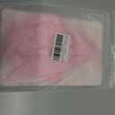 Women High Waisted Fishnet Tights Footed Stockings Plus Size Stretchy Pantyhose (Pink, L)