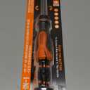 Magnetic Ratcheting Screwdriver Set: 14-in-1 Bits & 1/4" Driver, Multi-Sized Phillips, Slotted, Square, Torx, Hex for Garage & Daily Repair
