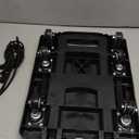 Folding Hand Truck 500lbs, Portable Heavy Duty Dolly Cart, 6 Wheels Collapsible Luggage Cart with 2 Elastic Ropes - Compact Trolley Cart for Easy Moving - Ideal Hand Cart for Travel and More (17, Black)