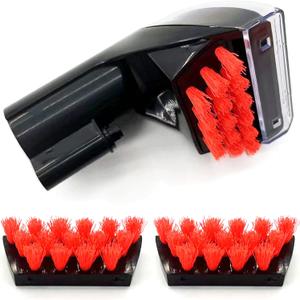 1400B Little Green 3" Tough Stain Brush Tool Replacement for Bissell Little-Green Upright &Portable Carpet Cleaners for 1400B 1425 3860 1400W 1400 3353 1844 2290A Series,Black,1+2 brushes