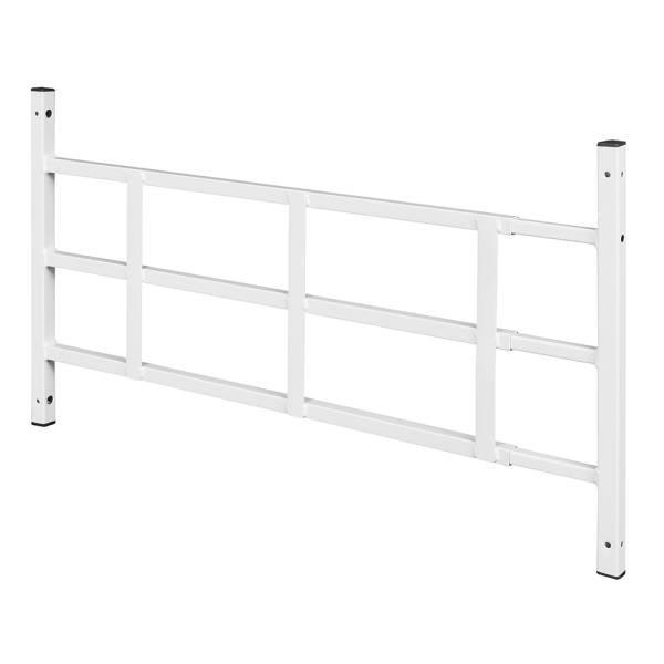 H14755defender Sec Fixed Window Guard, Stl, Wt, 3-Bar, Non-Egress