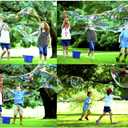 BUBBLETHING 5: Original Giant Bubble Wand & Book - Blows Bubbles to 20-Feet-Long - This is the Book that Built the Giant Bubble Sport - Big Easy Safe Outdoor Family Fun