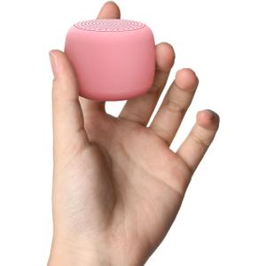 Babelio White Noise Sound Machine for Adults Kids Baby, Mini, 15 Non-looping Sounds, Timer, Memory Function, Easy to Pocket and Travel Pink