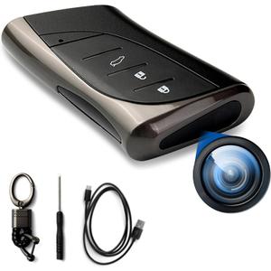 QHD 2560x1440P 2K Car Key Mini Security Camera for Home Security, Baby Camera Monitor, Pet Camera, Cat Camera, Small Surveillance Camera, Indoor Wireless