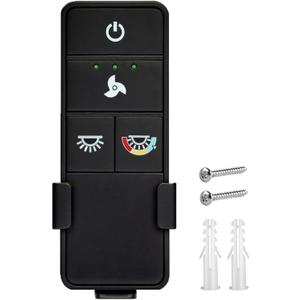 TX028C-S Ceiling Fan Remote Control for Hampton Bay, 3 Speeds with Light Dimmer & Color Temperature Adjustment, Replacement for Hampton Bay Home Decorators Collection A25-TX028C-S (Remote Only)