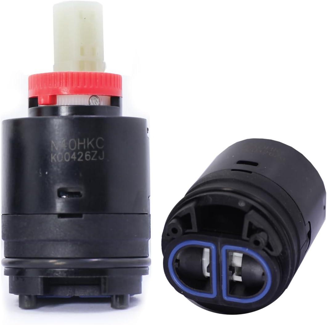 N40HKC Shower Cartridge Replacement, Compatible with the SR SUN RISE Concealed Shower Systems, KES Shower Systems, the Height is 3.07 inches (78mm) and the Width is 1.58 inches (40mm), (1Pack) N40HKC Shower Cartridge Replacement, Compatible with the SR SUN RISE Concealed Shower Systems, KES Shower Systems, the Height is 3.07 inches (78mm) and the Width is 1.58 inches (40mm), (1Pack)