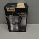 Primula Classic Stovetop Espresso and Coffee Maker, Moka Pot for Italian and Cuban Caf Brewing, Greca Coffee Maker, Cafeteras, 9 Espresso Cups, Silver