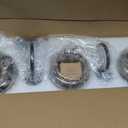 3-Light Bathroom Vanity Light, Black and Gold, Bulbs Included, 3 Light-Clear