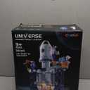 Rocket Launcher Space Shuttle Toys for Kids Boys Age 3 4 5 6 7 8 9 Years Old, 2-in-1 STEM Building Aerospace Toys with Rocket Launcher for Indoor Outdoor, Rocket Spaceship Birthday Gift for Boys Girls