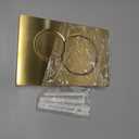 Dual-Flush Actuator Plate Compatible with Geberit 115.770.46.6, Brushed Gold