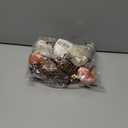 Artmag 25 PCS Pumpkin Decor Set, Artificial Fabric Pumpkins Decor with Acorns, Pinecones, Berries, Maple Leaves for Fall Halloween Thanksgiving Decorations Home Table (Style 6)