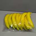 Artificial Yellow Bananas Lifelike Simulation Fake Fruit Home House Kitchen Decoration 12pcs Set