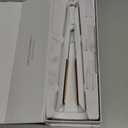 Kristin Ess 3-in-One Professional Titanium Hair Straightener Curler 2 in 1 + Beach Waver Combo for Women with Curly, Frizzy + Thick Hair - 1 1/4 Inch Dual Voltage Flat Iron + Travel Cap - 440 Degree