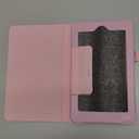 for Amazon Kindle All New Fire 7 SR043KL 7th/9th Generation Smart Cover,Ultra Slim Folio Stand Leather Case Cover with Auto Sleep/Wake Up for Kindle Fire HD7 7" (2017/2019 Release) (Li-Pink)