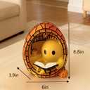 Halloween Ghost Night Light Set - Ghost Bubble Bath Lamp & Ghost Reading Book Lamp, USB-Powered Spooky Cute LED Decor for Kids Adults, Bathroom Bedroom, Gift-Ready Packaging (Orange)