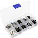 MEUS RACING TRX4M Bushings Bearings Screws Kit 247pcs for 1/18 TRX4M Defender Bronco K10 F150 RC Crawler Upgrade Parts Accessories