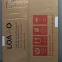 LOAAO 20X30 Gold Bathroom Mirror, Rounded Rectangle Gold Frame Mirror, Brushed Gold Bathroom Vanity Mirror Wall-Mounted, Anti-Rust, Hangs Horizontally or Vertically