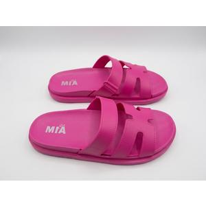  Mia Girl Comfortable Flat Sandals for Women, Pink US 7