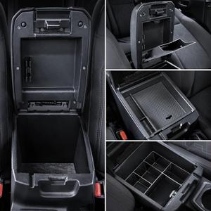 Carlimeki Center Console Organizer (3-piece set) for Tacoma 2016-2023 - for Tacoma Accessories
